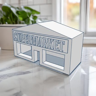 supermarket - toy supermercado de jugete Game game showcase etc 3d print model - Mito3D