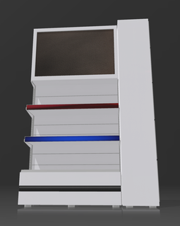 supermarket shelf Architecture 3d print model - Mito3D