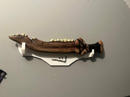 supernatural first blade mount show weapon knife wall holder 3d print model - Mito3D