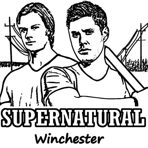 supernatural stl sticker 3D Print Details