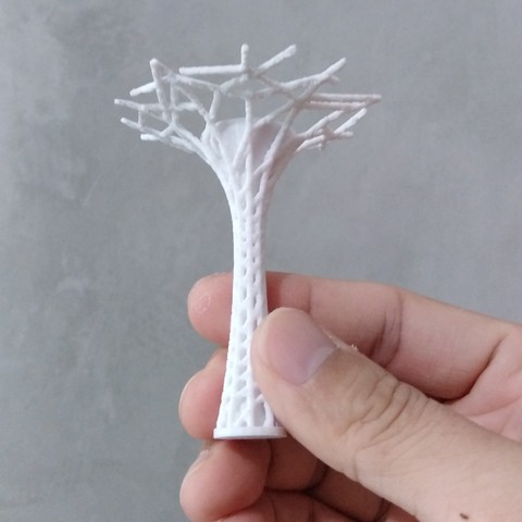 supertree singapore architecture 3d print sgicons gardens bay groove super tree iconic icons 3D print model - Mito3D