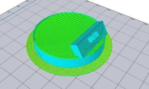 suport vegeta 3d print model - Mito3D