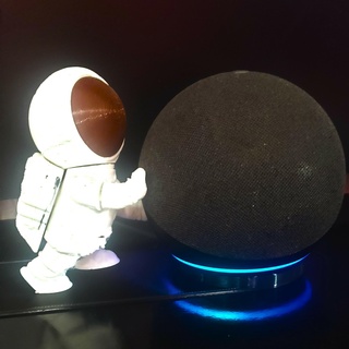 suporte alexa echo dot 4a e 5a gera astronauta sua lua pop 4 5 show 3 apple astro 3d print model - Mito3D