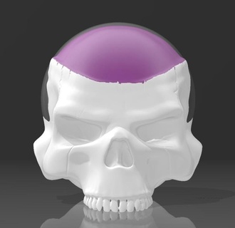 soutien alexa écho point 4a 5a gera congélateur crâne dragon Balle 4 5 spectacle 3 Pomme pop pirate 3d print model - Mito3D