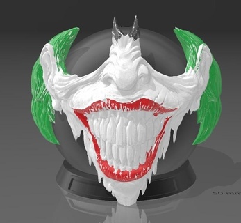 suporte alexa echo dot 4a e 5a gera joker 4 5 show 3 apple pop bat batman skull 3d print model - Mito3D