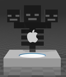 suporte doca estação maçã murchar Minecraft carregador alexa eco mostrar darth Vader Estrela guerras yoda tv inteligente 3d print model - Mito3D