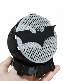suporte echopop alexa pop support deco echo batman batsinal 3d print model - Mito3D
