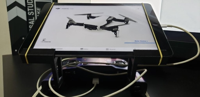 suporte ipad air 2 - mavic air accessories control dji mavic drone flight controller ipad ipad air mavic mavic air suport suporte 3d printer accessories 3d printer  3d print model - Mito3D