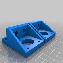 suporte nema 17 Abs perfil 2020 Werkzeug Extrusion montieren my3d my3dprinter nema17 3d Drucker Teile 3d print model - Mito3D