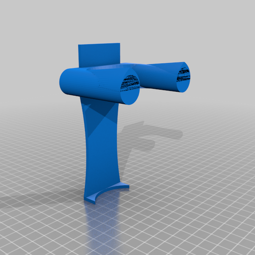 suporte pára escova secador banheiro 3D print model - Mito3D