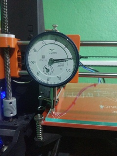 suporte pára rel gio comparador Calibrao calibração discar indicador agarrador impressora prusa i3 relogio 3d impressão testes 3d print model - Mito3D