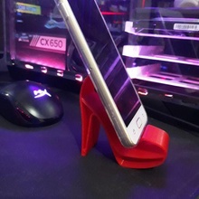 Suporte akıllı telefon küçük ayakkabı gadget 3d print model - Mito3D