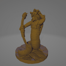 support free Gorgone arciere tirando arco gioco 28mm dnd medusa mostro eroe guerriero greco mitologia 3d print model - Mito3D