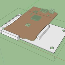 support arduino mega gadget stand 3d print model - Mito3D