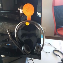 support audio casque écran de l'écran divers d'écoute affichage 3d print model - Mito3D