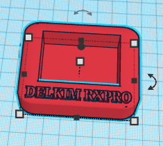 support base delkim rx pro fishing carp bait boat detector accessories 3d print model - Mito3D