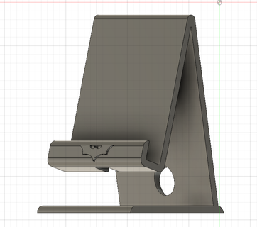 suporte batman phone cabine 3d print model - Mito3D