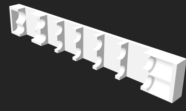 suporte longo chave catraca extensão 3D print model - Mito3D