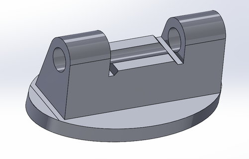 suporte built in scroller 3d print model - Mito3D
