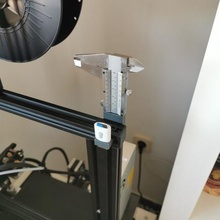 suporte da pinça de ender3 pé ferramenta calibrador nota rodapé o rei 3d print model - Mito3D