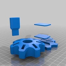 support clef usb + socle pour carte sd tool 3d printer accessories 3d print model - Mito3D