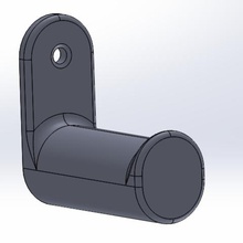 support coils hang home coil towel hook 3d print model - Mito3D