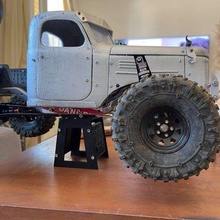 apoyo tractor axial modelado trx4 traxxas modelo escamas 3d print model - Mito3D