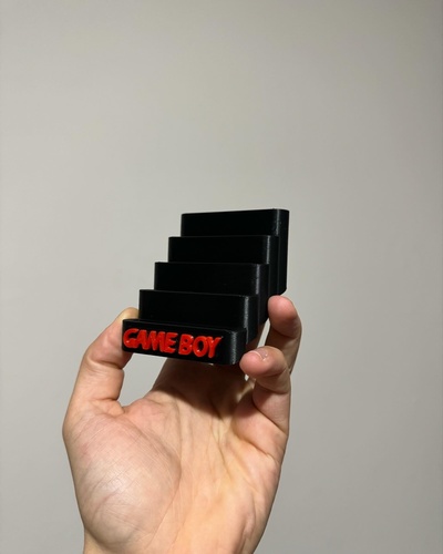 soutien jeu gameboy jeux titulaire nintendo commutateur ps4 ps5 snes nda n64 xbox séries 3d print model - Mito3D