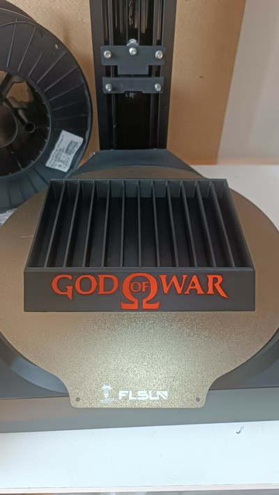 support de jeu ps4 - ps5 god of war jeux game games holder nintendo switch 3d print model - Mito3D