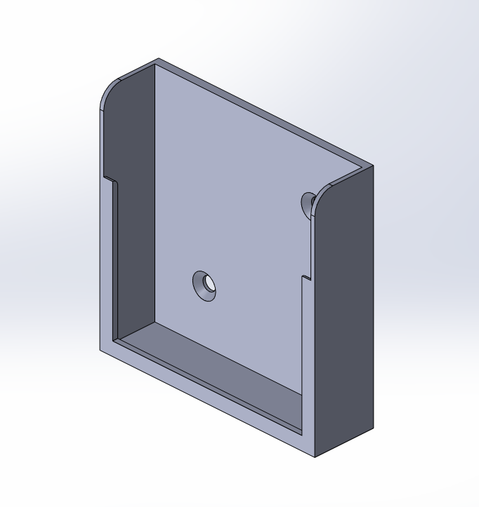 destek t l komuta etmek volet murale boite rangement 3D print model - Mito3D