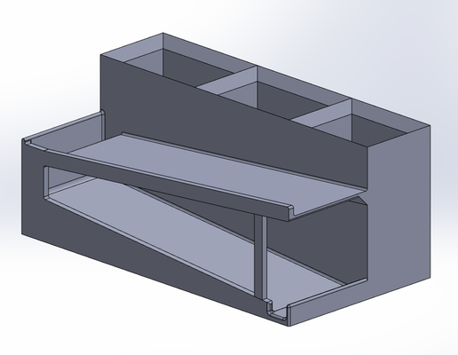 soutien lecommande boite rangement commande 3d print model - Mito3D