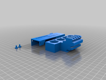 support douilles ss6 sur rail toy 3d print model - Mito3D