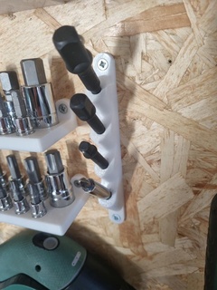 support drill adapter screwdriver tool holder workbench tools diy maker 3d print model - Mito3D