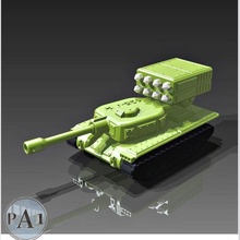 Unterstützung frei Panzer Düse Extruder Halter Lager Box Gadget cool Teile Krieg detailliert Hersteller Werkzeug 3d Drucken Drucker 3d print model - Mito3D