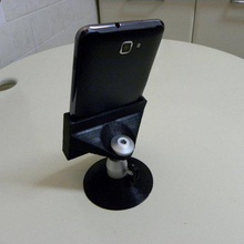 supporto per galaxy note cruscotto gadget telefono cellulare utile openscad auto 3d print model - Mito3D