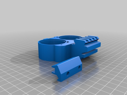 apoyo granadas airsoft sur carril juguete 3d print model - Mito3D