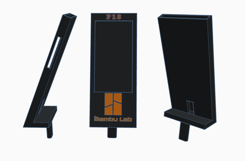 suporte gsm bambu laboratório p1s Smartphone Huawei 3d print model - Mito3D