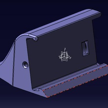 supporto per lg 60 gadget 3d print model - Mito3D