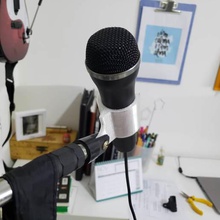 destek Genius mikrofon aracı usb 3d baskı 3d print model - Mito3D