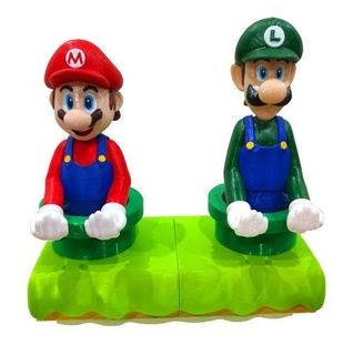 supporto Mario luigui cellulare mario stl supporti giocattoli bros 3d print model - Mito3D