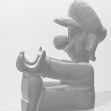 soutien nintendo commutateur Luigi Jeu super mario bros Mario Bros 3d print model - Mito3D