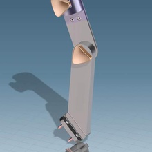 supporto parapluie pour d ambulateur roulette vari ombrello deambulatore portaombrelli 3d print model - Mito3D