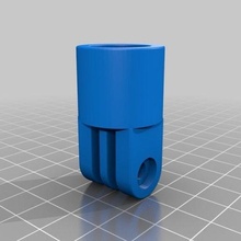 supporto pro femelle versare tubo diam 16 3d print model - Mito3D