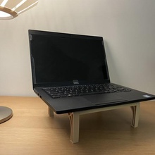 Unterstützung heben tragbaren computer home laptop 3d print model - Mito3D