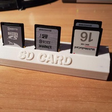 supporto sd card casa mappa 3d print model - Mito3D
