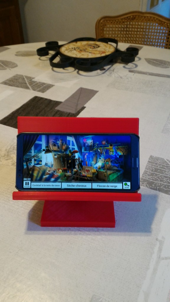 apoyo smartphone móvil teléfono 3D print model - Mito3D