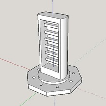 böyle cremaillere destek ev bir 3d print model - Mito3D