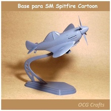 support super marine spitfire cartoon 3d print model - Mito3D