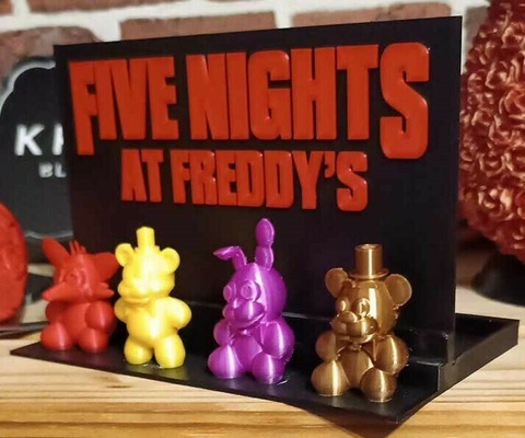 support switch five night at freddy's fnaf nintendo geek 3d print model - Mito3D