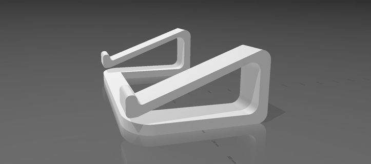 supporto tavoletta computer portatile disegnare semplice ikea poli 3d print model - Mito3D
